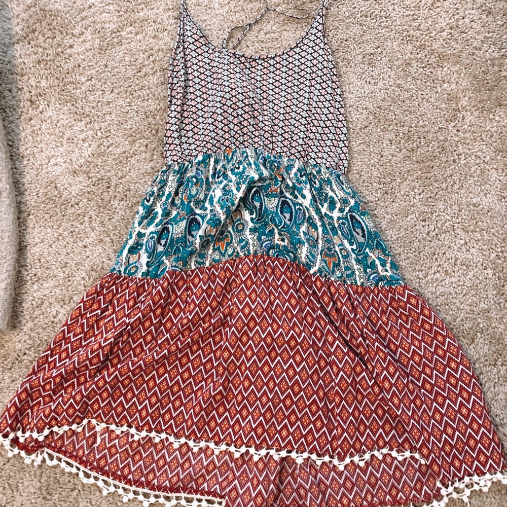 Floral print indie dress